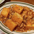 クックQKEZXQ☆'s cooksnap of when they made 厚揚げの鶏そぼろ煮.
