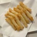 Asteel☆'s cooksnap of when they made 超簡単！餃子の皮deチーズ巻き☆.