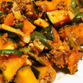 みぽぴぽ's cooksnap of when they made 南瓜とピーマンと挽肉のオイスター野菜炒め.