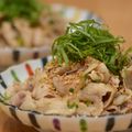 Nakatojias's cooksnap of when they made 【家つま】豚の焼きしゃぶ・薬味和え.
