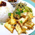 YUH♡ママ's cooksnap of when they made 厚揚げのキムチ炒め.