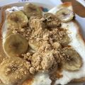 リラシャン's cooksnap of when they made バナナヨーグルトトースト.