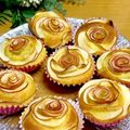ルパンのかあさん☆彡's cooksnap of when they made 簡単☆豪華‼︎りんごの薔薇カップケーキ.