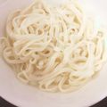 5匹のぶた's cooksnap of when they made 乾麺のうどんがもっちり生麺みたいに！？.