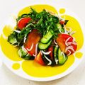 あっこ姉's cooksnap of when they made トマト、わかめ、きゅうり、しらすのサラダ.