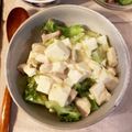 caruga's cooksnap of when they made 鶏肉ブロッコリー豆腐のうま煮♪簡単.
