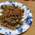 Sac’HiNa's cooksnap of when they made ゴボウとこんにゃくのそぼろ煮.