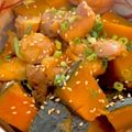 ★モニラ★'s cooksnap of when they made かぼちゃと鶏肉の甘酢煮＊.