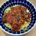 ぷりぷりちゃんのまま's cooksnap of when they made なすたっぷり！大豆のお肉のボロネーゼ.