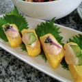 ☆ウマウマ亭☆'s cooksnap of when they made 前菜に＊簡単すぎ＊卵焼きの明太マヨのせ.