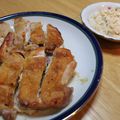 lunatomo's cooksnap of when they made チキンの胡麻タルタル.