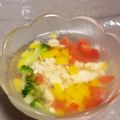 教子タン's cooksnap of when they made 犬ごはん 鶏ササミ＆夏野菜ぷるぷるゼリー.