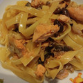 さぁ★たぁ★'s cooksnap of when they made 生鮭とキノコの和風スパゲッティ.