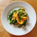 クックゆ〜ほキッチン's cooksnap of when they made ゴーヤとベーコンの卵炒め★柚子胡椒味.
