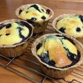 Maggie＊'s cooksnap of when they made シンプル☆米粉のブルーベリーマフィン.