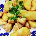 あこ先輩's cooksnap of when they made 鶏ももとじゃがいものピリ辛炒め.