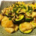 takakko☆'s cooksnap of when they made ズッキーニとかじきのオイスターソース炒め.