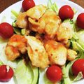 fiatcinq's cooksnap of when they made 簡単！お弁当や丼◎鶏胸肉で本格トリチリ.