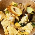 よん's cooksnap of when they made 簡単☆竹輪と青梗菜の豆腐チャンプルー☆.