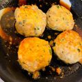 ゆなちーず's cooksnap of when they made 食材3つだけ！レンコンつくね(大葉入り).
