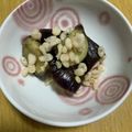 wn98's cooksnap of when they made レンジで簡単♪なすのめんつゆ煮天かすのせ.