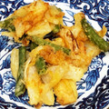やえまりも's cooksnap of when they made かき揚げ職人驚嘆、簡単本格的ちくわ天麩羅.