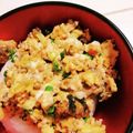 カノン530's cooksnap of when they made いわしの味噌煮缶と卵のみ！ズボラ丼.