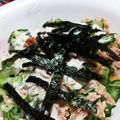 kumi4852's cooksnap of when they made ツナときゅうりの海苔たっぷりサラダ♪.