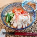 モルミキ☆'s cooksnap of when they made 鶏ハムアレンジ 冷やしうどん.