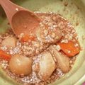 どらど～ら's cooksnap of when they made 手抜き流♪里芋と人参の鶏そぼろあんかけ.