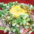 黒豆丸's cooksnap of when they made お肉も柔らか！絶品！ネギ玉牛丼！.