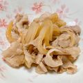tabeちゃん's cooksnap of when they made 超簡単！即席！豚の生姜焼き！！.