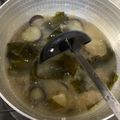 モモカワ's cooksnap of when they made 昆布と鰹節だしの味噌汁◎.