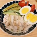 こむぎ＊＊'s cooksnap of when they made うどんでたっぷり夏野菜の冷やし中華.