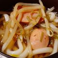 あきつま（杏花☆）'s cooksnap of when they made 残り野菜で煮込みうどん（醤油ラーメン味).