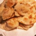たじ満塁's cooksnap of when they made 餃子の皮でおつまみ ポテトチーズ揚げ.