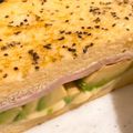 優しいうさぎちゃん's cooksnap of when they made 我が家のアボカド入りクロックムッシュ.