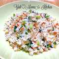 YUH♡ママ's cooksnap of when they made 桜海老と小松菜の炒飯.