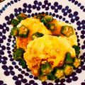 KAPiLULU☆'s cooksnap of when they made 鶏つくねとおくらの生姜あん.