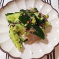 4児男子母さんの台所's cooksnap of when they made きゅうりと豚ばら肉の中華サラダ.