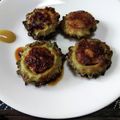 重次郎's cooksnap of when they made 大葉でさっぱり！ゴーヤの肉詰め.