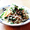 kebeibiko's cooksnap of when they made もやしとニラの香港風焼きそば.