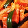 naki1227's cooksnap of when they made 茄子とベーコンのケチャップ炒め.