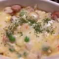 にこちゃんまどか's cooksnap of when they made ランチに♡焼くまで10分！超簡単グラタン.
