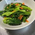 るーぴー♡'s cooksnap of when they made 簡単！にんじんと小松菜のナムル.