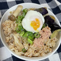 Rionaのおうち飯's cooksnap of when they made ごぼうと和風シーチキンの焼き飯.