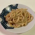 papikun's cooksnap of when they made 簡単☆味噌マヨ焼うどん.