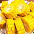 めろ☆めろん's cooksnap of when they made 簡単5分！トウモロコシは皮ごとレンチン！.