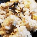 智恵ちゃんのつく恋慕's cooksnap of when they made ウチの定番・シンプル*舞茸ごはん.
