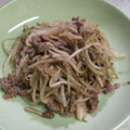 MUJIRUSI☆'s cooksnap of when they made 牛肉とネギともやしの白だし旨炒め.